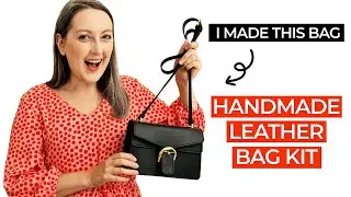 Beginner-Friendly Leather Bagmaking Kit | I Made a Leather Bag with ZERO Experience