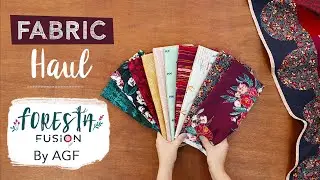 Let's take a closer look at Foresta Fusion fabrics! | Fabric Haul 2020 - Art Gallery Fabrics