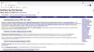 Digital forensic tools (Exiftool )