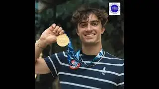 American Athlete High Jumper Ezra Frech World Recordman in Paris July 2023 supports In Memory of Us