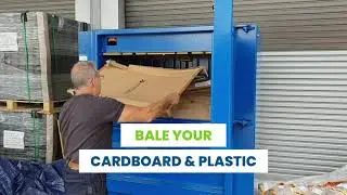 WastePac Vertical Balers for Cardboard and Plastic Recycling