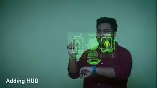 HUD On Watch Effect in After Effects || HUD Animation || Tracking and Color Correction