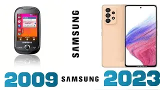 The Evolution of Samsung phones in 2009-2023 models