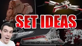LEGO Star Wars PREQUEL UCS Set Ideas! (Venator, AT-TE, MTT, Anakin&rsquo;s Starfighter, & More!)
