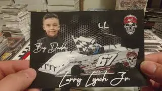 Hero cards and autographs from Autograph Night at the Indianapolis Speedrome