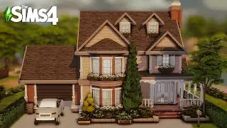 Base Game Family House l Sims 4 Speed Build (No CC)