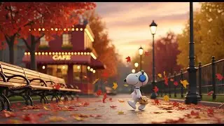 Autumn is Coming with Snoopy 📕 🍂 | Cozy Fall Music for Study & Relaxation