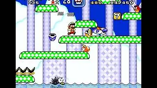Super Mario World Custom Level: Dolphin Skies