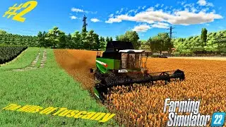 FS22/planting 8ha of corn for silage/harvesting sorghum/The Hills Of Tuscany/Timelapse#2