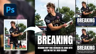 Turning a Photo Into Headline Graphics (3 ways) | Photoshop Tutorial