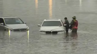 Flooding on major highway, transit hub in Toronto amid torrential rain