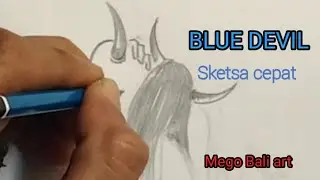 Blue Devil making out