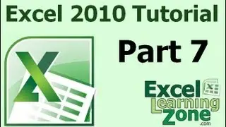Microsoft Excel 2010 Tutorial - Part 07 of 12 - Formatting 1