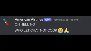 If Airlines had Discord 8 - you guys made it and i regret it