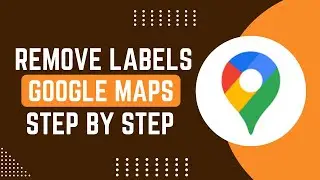 How To Remove Labels On Google Maps (2025) !