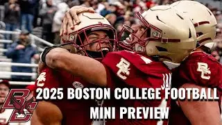 2025 Boston College Football Mini-Preview | 2025 ACC Football