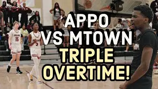 Appo vs Middletown went to 3 OVERTIMES! | Delaware High School Basketball