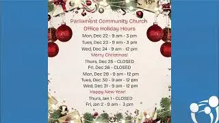 PCC Live Stream  - Fri, Dec 24 @ 7 pm Candlelight Christmas Eve Service