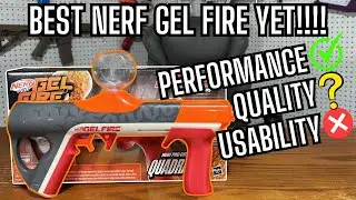 The NEW Nerf Gel Fire Quadrant Blaster! Full Review | Oakley Entertainment