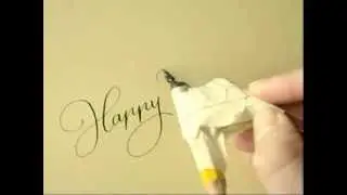 Calligraphy - Happy New Year - by Hejheidi