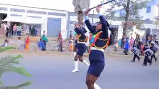 በጉራጌ ዞን ወልቂጤ ከተማ 20ኛውን የኢትዮጵያ ብሔር ብሔረሰቦችና ህዝቦች ቀንን በማስመልከት ፕሮግራሞችን ለማስጀመር የመጡትን ማርሽ ባንድ ትርዒት 