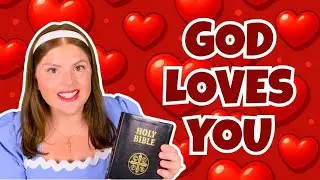 Bible Nursery Rhyme | One, Two God Loves You | Little Saints TV with Mrs. Faith | Catholic Kids Song