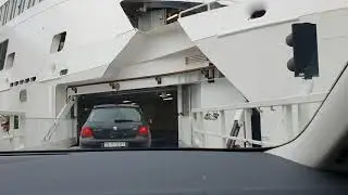 Getting into the ferry from Germany to Denmark, Scandlines