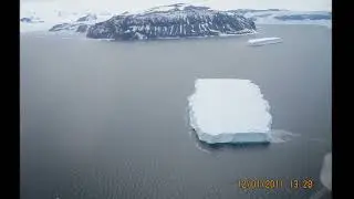 La Antártica mirada desde el aire.