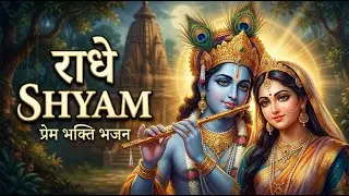 Radhe Shyam Krishna Bhajan 🌸 | Achyutam Keshavam Krishna Damodaram Peaceful Morning Meditation Song