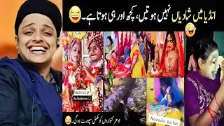 Indian reaction to Indian media's funny reaction on Indian Weddings and Civic Sense😅😂||Funny videos