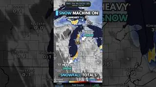 ❄️ The Lake Effect Snow MACHINE is about to turn back on in a MAJOR way #snow #weather #winter