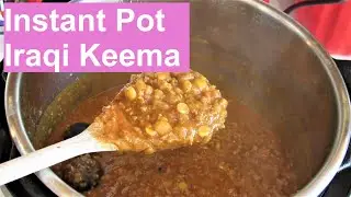 Instant Pot Split Peas and Ground Meat / keema / Very delicious and affordable meal