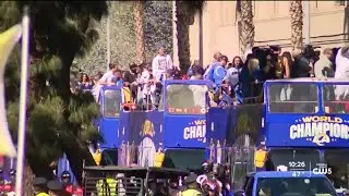 Rams celebrate in parade in downtown LA