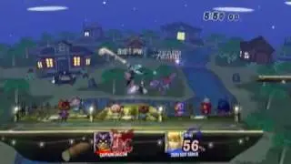 Brawl+ MonkeyDew (C. Falcon) vs. BotPM (ZSS) 1