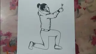 Drawing free fire Propose emote  🌷