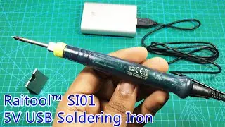 Raitool&trade; SI01 5V USB Power Electric Soldering Iron from Banggood