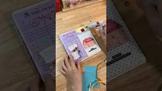 ASMR junk journal with me | Bloome JAN mail club 💗#asmr #junkjournalwithme