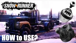 HOW to USE gearshift TH8A/Logitech? | SNOWRUNNER