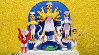 Making durga Maa PART 1|Durga maa|How to make maa durga|Durgapuja 2021|Durga idol|Naveen Artsvlog