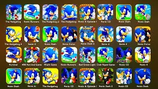 Sonic Dash, Sonic Jump, Sonic Runners, Sonic CD, Sonic the Hedgehog, Sonic Forces&hellip;
