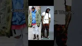 Kanye west Vs lil Wayne -who&rsquo;s got the best drip! #music #fashion #ye