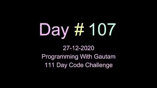 MP3 Player using Python | 111 Day code Challenge | Programming with Gautam