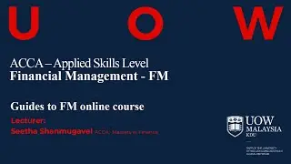 ACCA FM Online Learning Course Preview