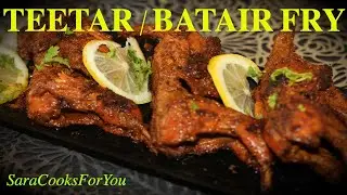 TEETAR AND BATAIR RECIPE IN HINDI | QUAIL FRY | TEETAR FRY RECIPE | RAMADAN RECIPE