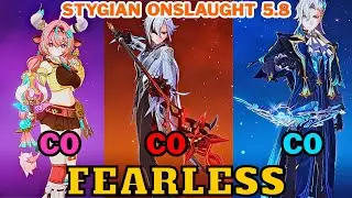 [Stygian Onslaught 5.8] C0 Varesa x C0 Arlecchino x C0 Neuvillette | Fearless Difficulty 5