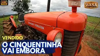 VENDI O TRATOR MASSEY 50 1964. O CINQUENTINA RESTAURADO VAI EMBORA.