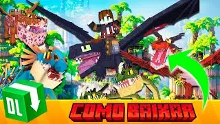 NOVA ATUALIZA&Ccedil;&Atilde;O da MELHOR ADDON de COMO TREINAR SEU DRAG&Atilde;O para MINECRAFT PE!! 1.21+