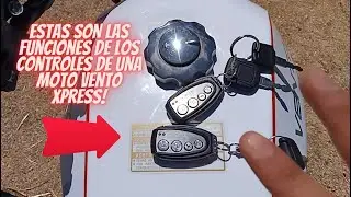 ESTAS son LAS FUNCIONES DE LOS CONTROLES DE UNA MOTO VENTO XPESS!!