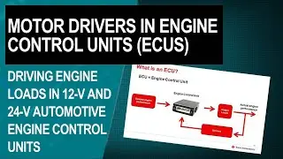 Motor Drivers In Engine Control Units (ECUs)