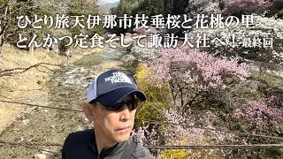 【ひとり旅】枝垂れ桜と花桃の里を巡り諏訪大社へ　最終回
